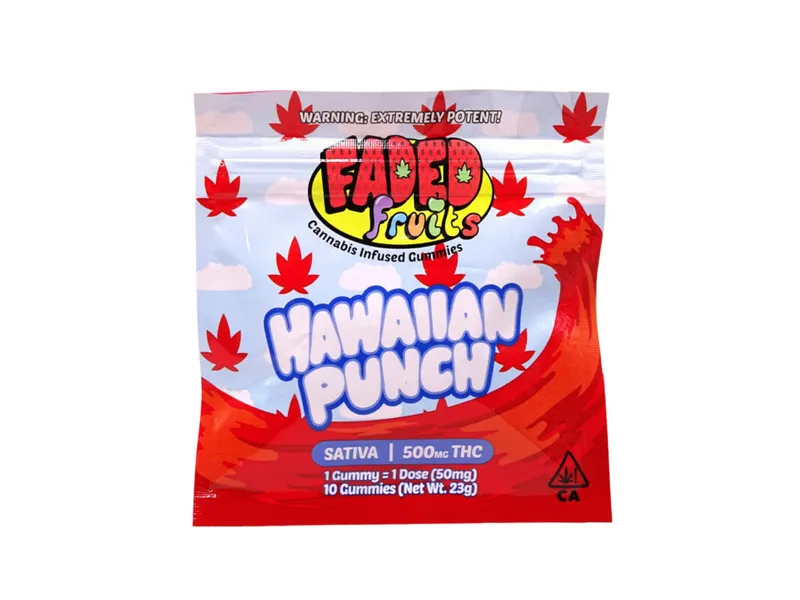 Faded Fruit Gummies: Maui Punch